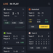 Wild Fortune - Live In-Play Betting - Real-Time Sports Betting